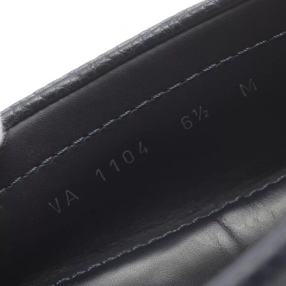 LOUIS VUITTON casual shoes leather Navy Used mens size - Picture 9 of 11